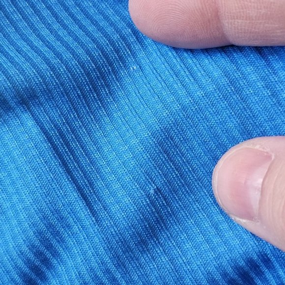 Womens XL Neon Bright Cycling Tank Yellow Blue Pockets Zip Canari Colorblock - Picture 8 of 8